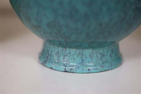 A Chinese robins egg glazed vase, probably Yongzheng/Qianlong period, H. 27.5cm